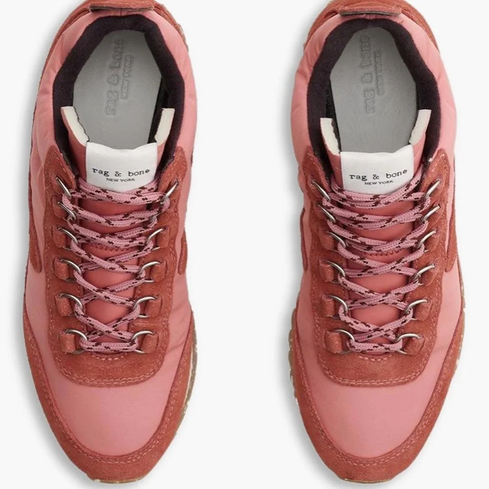 New-rag & bone Retro Hiker Suede and Recycled Materials Sneaker - Picture 5 of 10